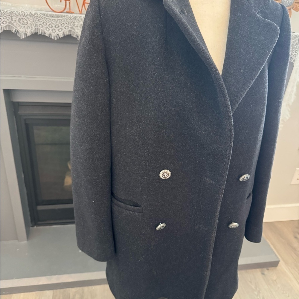 JG Hook 100% Pure Wool Double-Breasted Coat Size 6 Made in USA - Picture 6 of 9